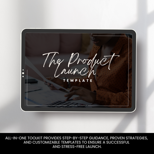The Product Launch Template