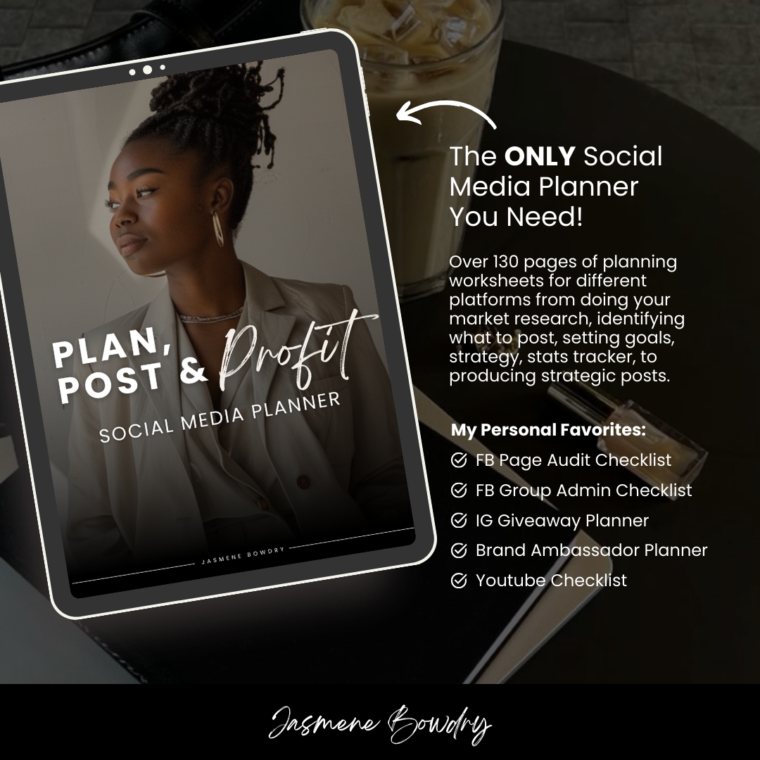 Plan, Post & Profit Social Media Planner