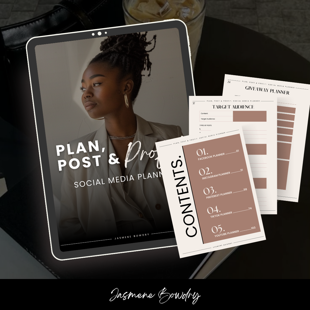 Plan, Post & Profit Social Media Planner